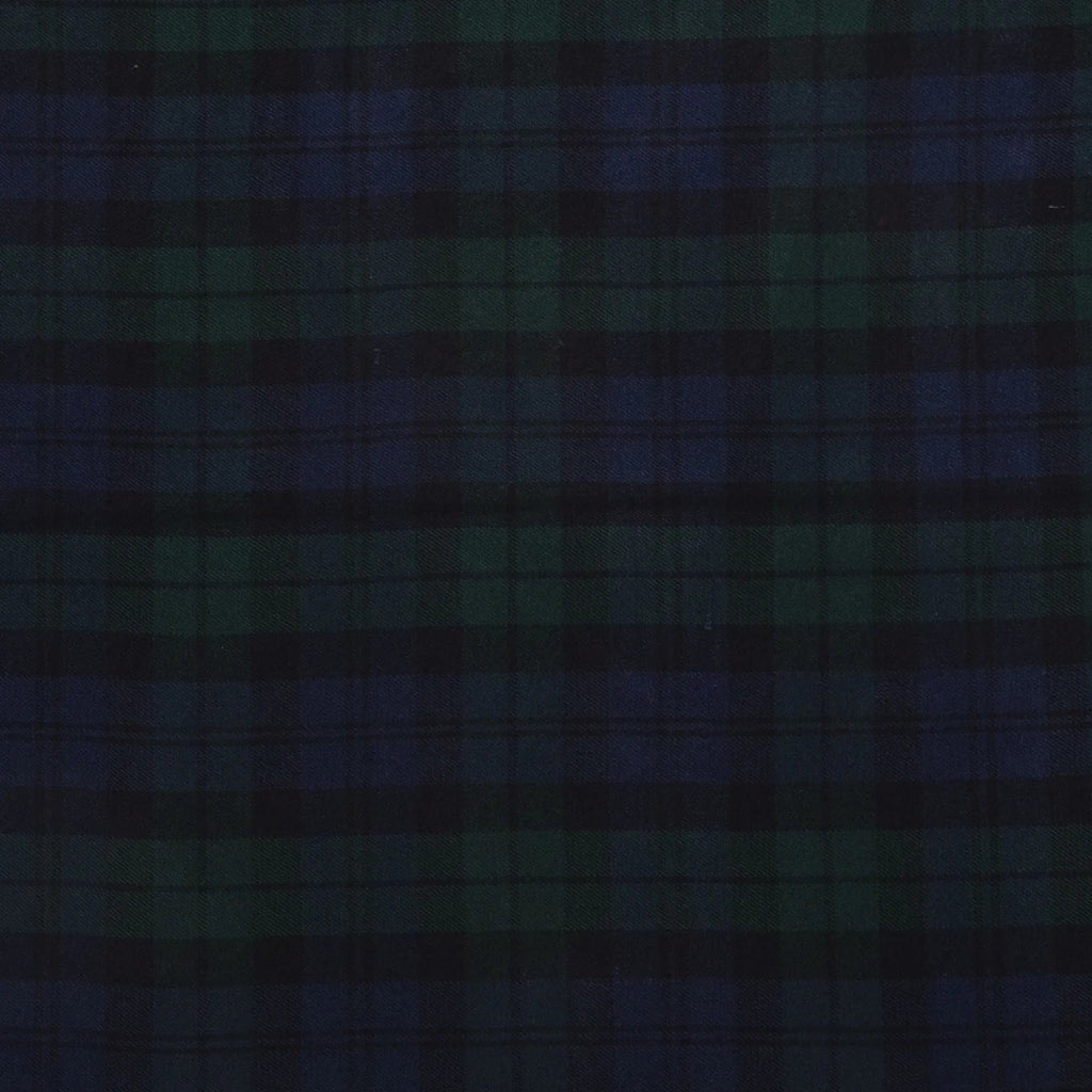 Scottish 16oz Tartan Plaid Fabric By The Yard - Black Watch Tartan All Safe International