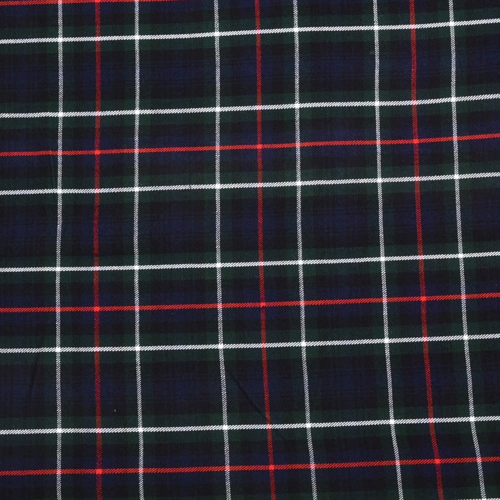 Scottish 16oz Tartan Plaid Fabric By The Yard - Mackenzie Tartan All Safe International