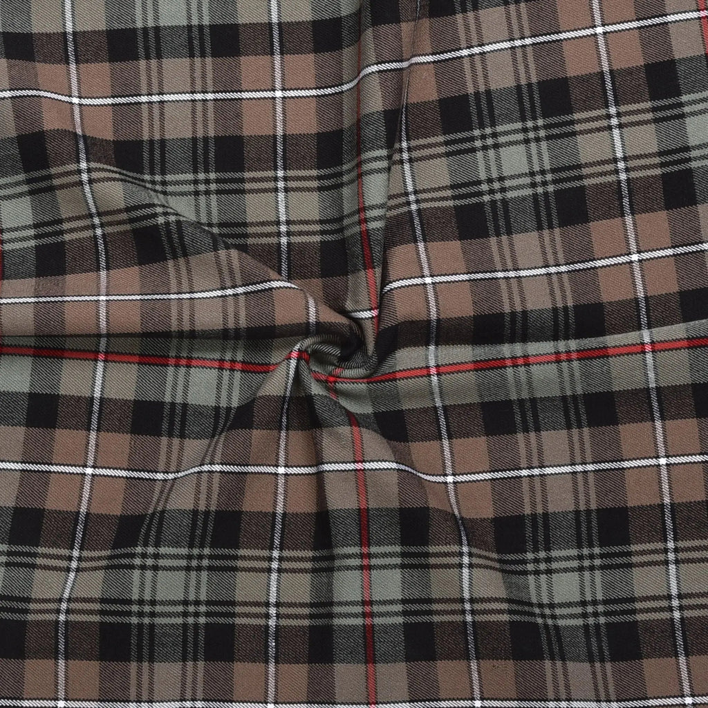 Scottish 16oz Tartan Plaid Fabric By The Yard - Mackenzie Weathered Tartan All Safe International