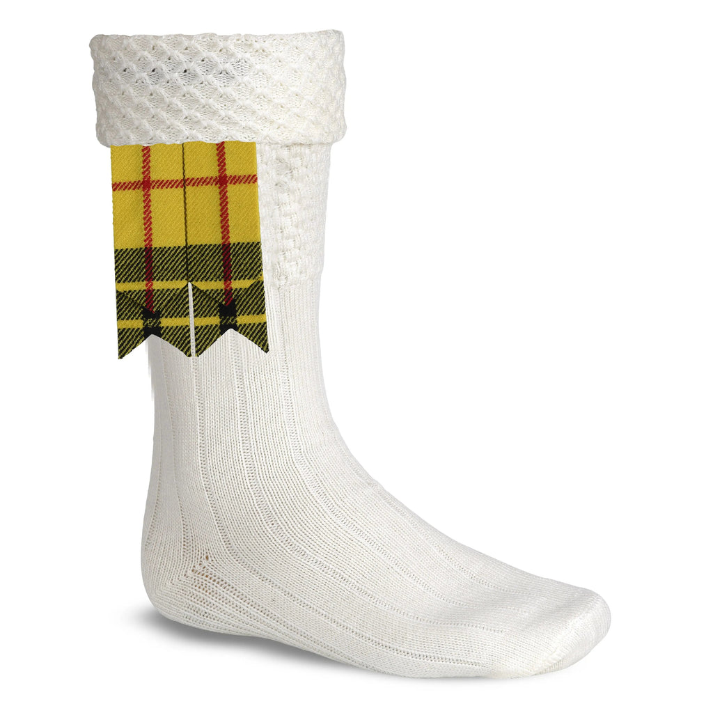 Scottish Tartan Kilt Flashes with Elastic Adjusters Macleod of Lewis All Safe International