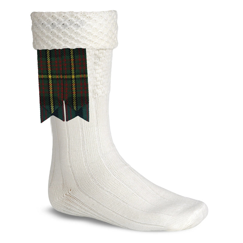Scottish Tartan Kilt Flashes with Elastic Adjusters Muir All Safe International