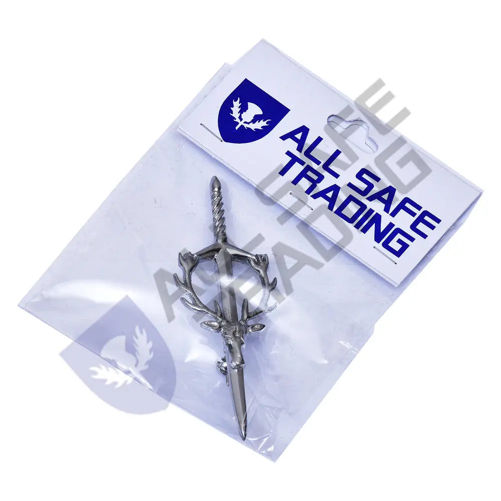 Scottish Stag Head Kilt Pins Brooch All Safe International