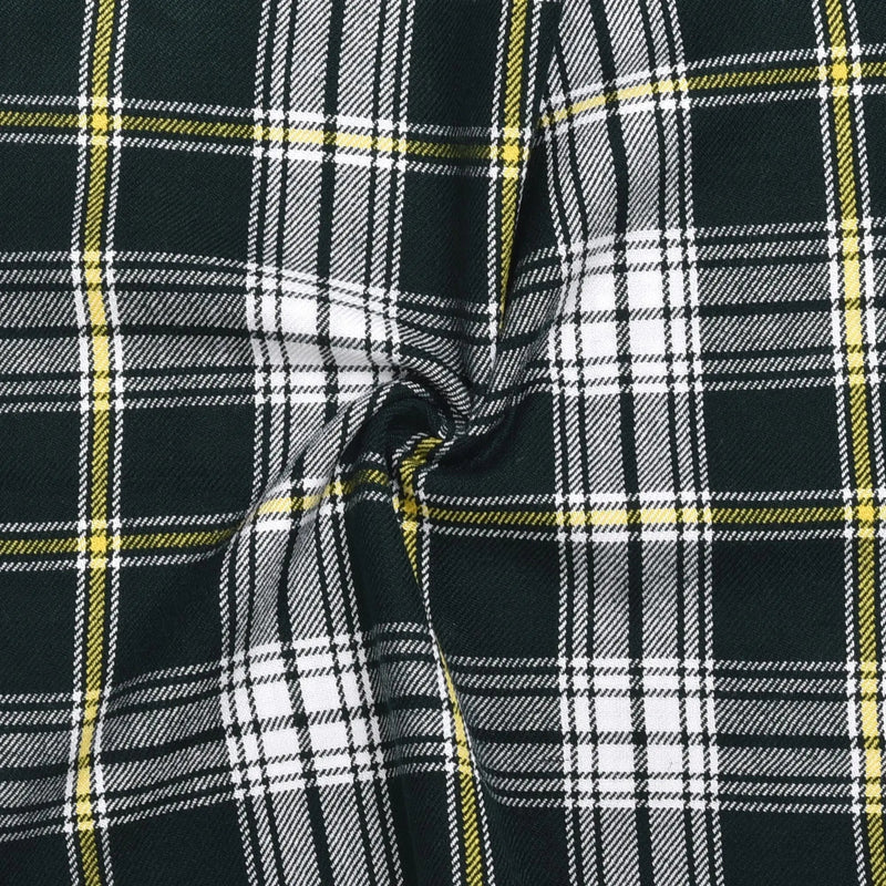 Scottish 13oz Tartan Plaid Fabric By The Yard - St. Patrick Tartan All Safe International