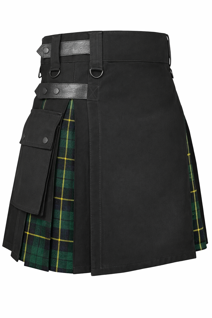 Women’s Wallace Hunting Hybrid Kilt – Plaid Mini Skirt for Golf, Highland Games & Casual Wear