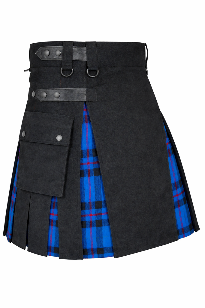 Women’s Elliot Modern Hybrid Kilt – Plaid Mini Skirt for Golf, Highland Games & Casual Wear