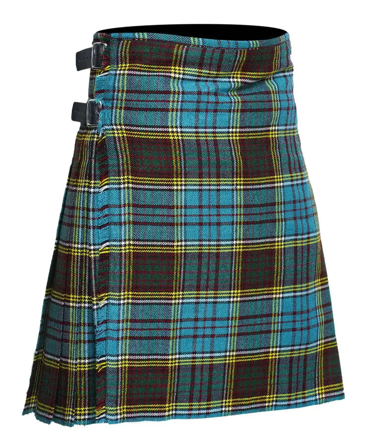 Men's 8 Yard Kilt for Men, Men's Deluxe Kilt, Scottish Tartan Kilt, Highland Wedding Kilt, Anderson Kilt All Safe International