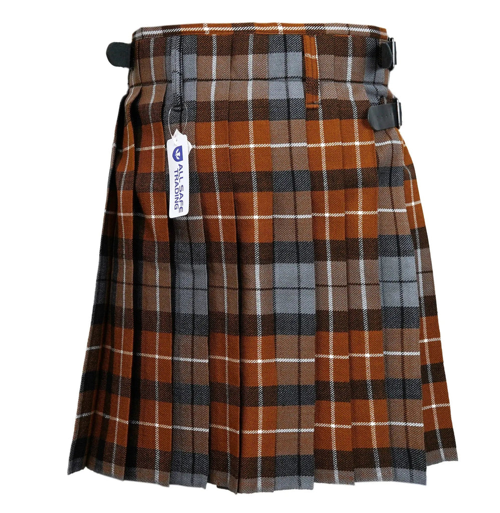 Men's 5 Yard Scottish Tartan Kilt, Highland Wedding Kilt, Graham of Montrose Weathered Tartan Kilt All Safe International
