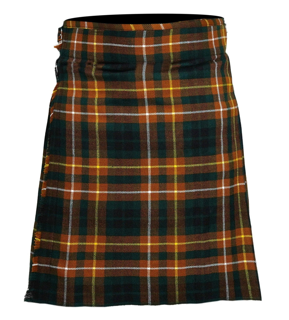 Men's 5 Yard Scottish Tartan Kilt, Highland Wedding Kilt, Buchanan Hunting Tartan Kilt All Safe International