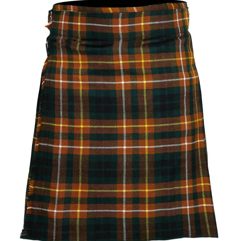 Men's 5 Yard Scottish Tartan Kilt, Highland Wedding Kilt, Buchanan Hunting Tartan Kilt All Safe International