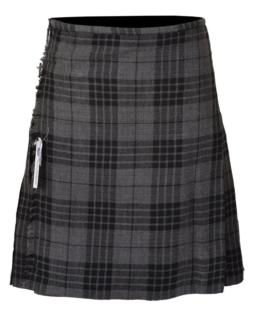Men's 8 Yard Kilt for Men, Men's Deluxe Kilt, Scottish Tartan Kilt, Highland Wedding Kilt, Grey Watch Kilt All Safe International