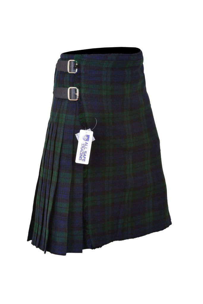 Men's 8 Yard Kilt for Men, Men's Deluxe Kilt, Scottish Tartan Kilt, Highland Wedding Kilt, Black Watch Kilt All Safe International