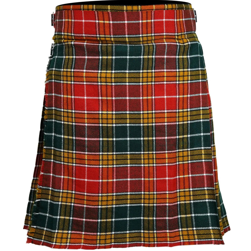 Men's 5 Yard Scottish Tartan Kilt, Highland Wedding Kilt, Buchanan Ancient Tartan Kilt All Safe International