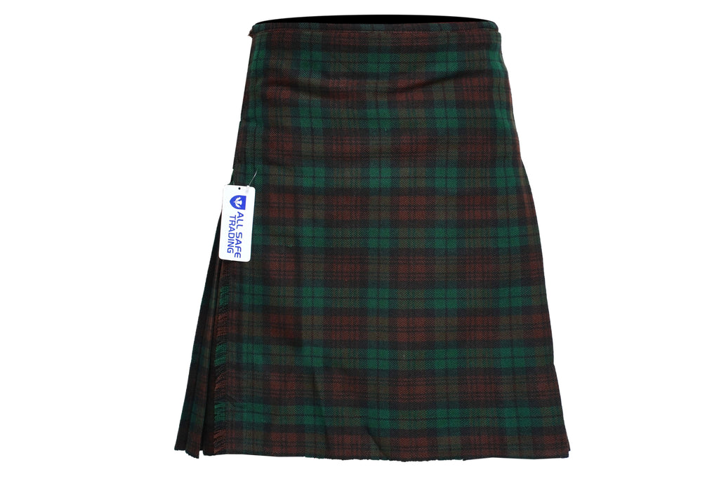Men's 8 Yard Kilt for Men, Men's Deluxe Kilt, Scottish Tartan Kilt, Highland Wedding Kilt, Brown Watch Kilt All Safe International