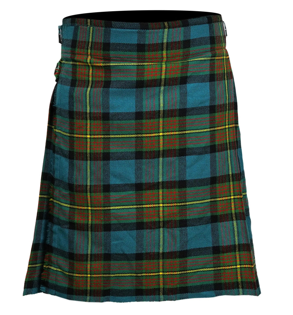 Men's 5 Yard Scottish Tartan Kilt, Highland Wedding Kilt, Muir Tartan Kilt All Safe International