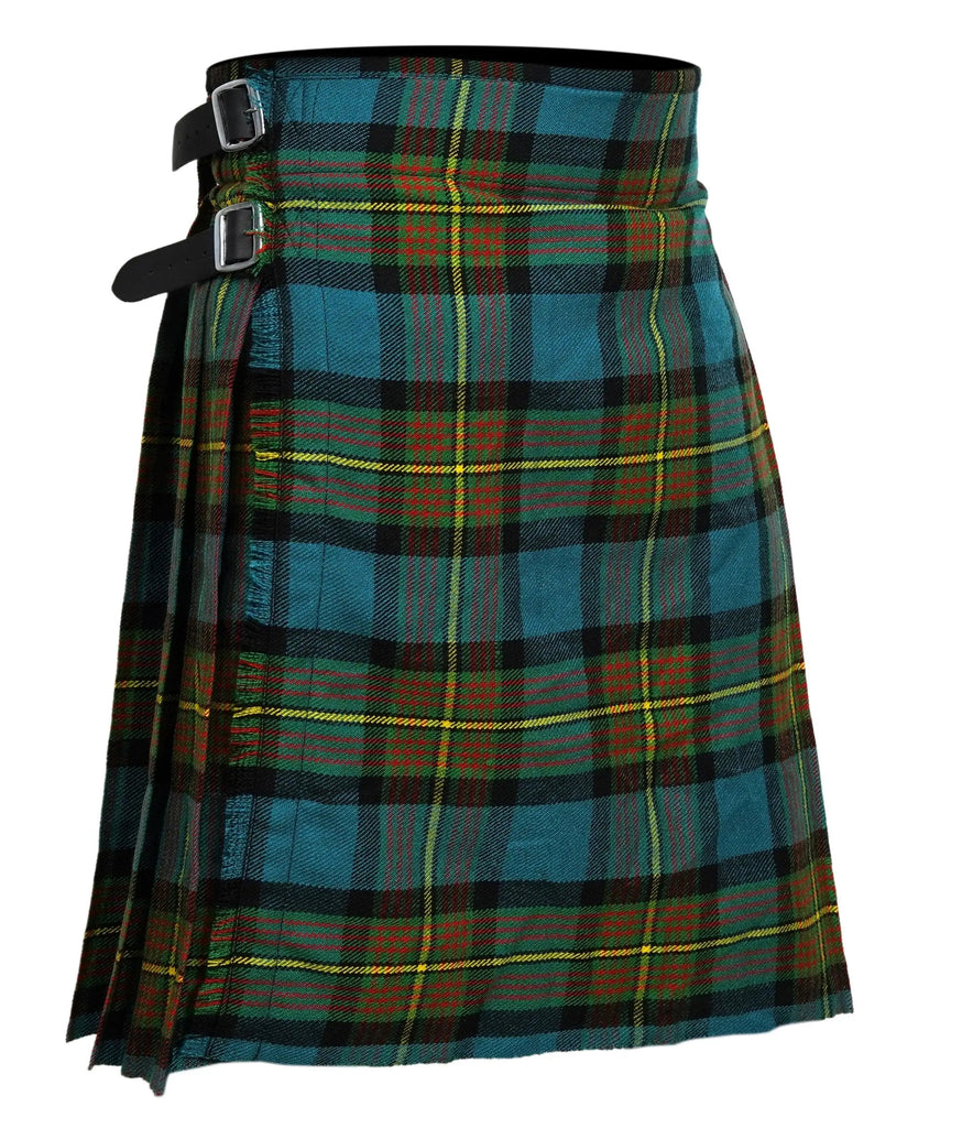 Men's 5 Yard Scottish Tartan Kilt, Highland Wedding Kilt, Muir Tartan Kilt All Safe International