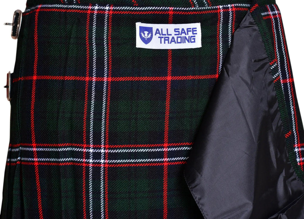 Men's 8 Yard Kilt for Men, Men's Deluxe Kilt, Scottish Tartan Kilt, Highland Wedding Kilt, Scottish National Kilt All Safe International