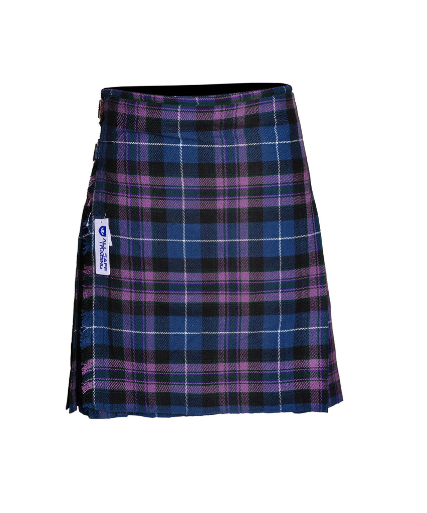 Scottish Traditional Tartan Kilt for Kids, Boys and Girls Toddler Kilts with Ease of Size - Pride of Scotland Tartan All Safe International