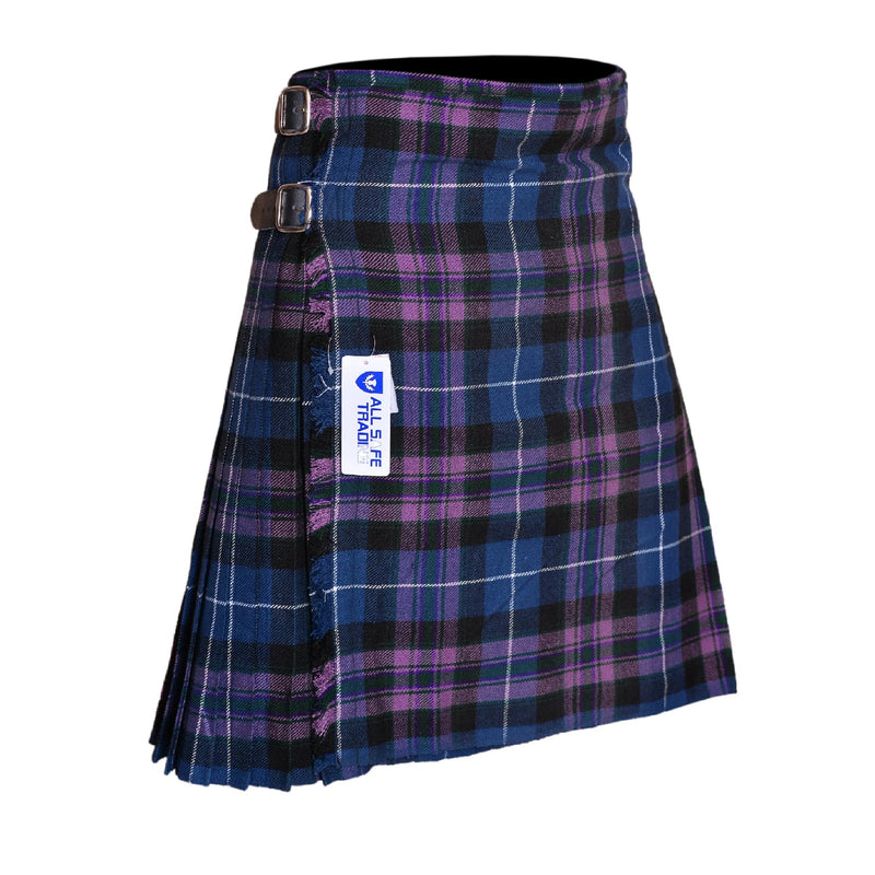 Scottish Traditional Tartan Kilt for Kids, Boys and Girls Toddler Kilts with Ease of Size - Pride of Scotland Tartan All Safe International