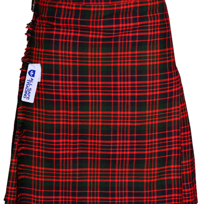 Men's 8 Yard Kilt for Men, Men's Deluxe Kilt, Scottish Tartan Kilt, Highland Wedding Kilt, Macdonald Kilt All Safe International