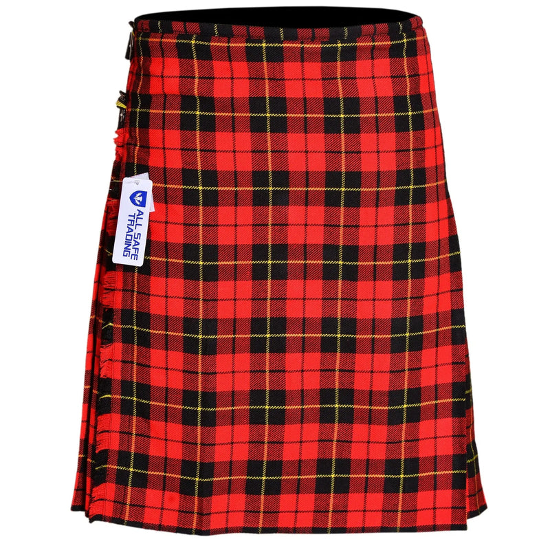 Men's 8 Yard Kilt for Men, Men's Deluxe Kilt, Scottish Tartan Kilt, Highland Wedding Kilt, Wallace Kilt All Safe International