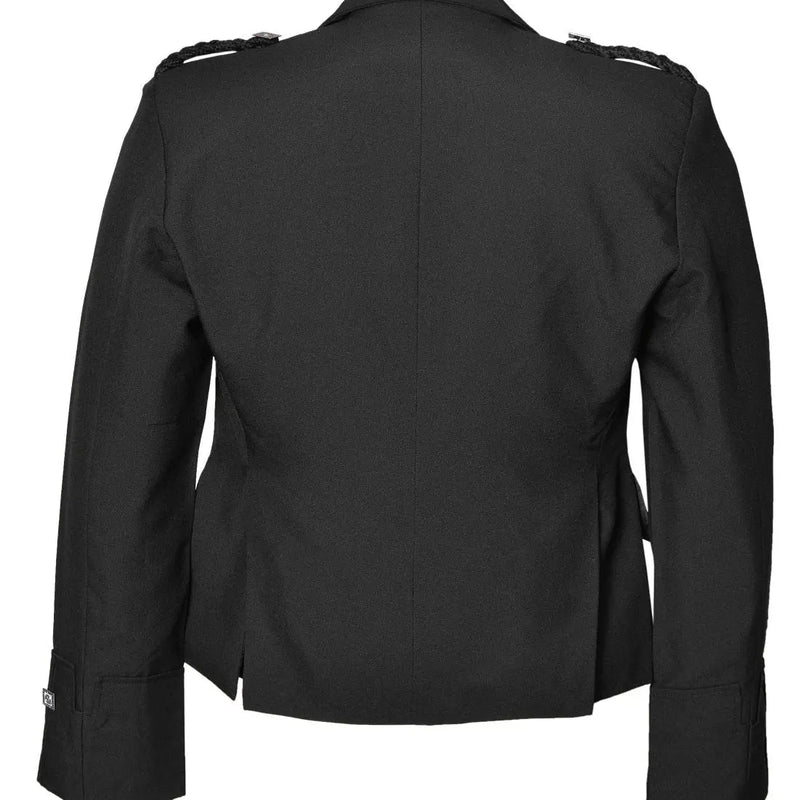 Scottish Black Argyle Kilt Jacket With Waistcoat/Vest - Sizes 36"- 54" All Safe International