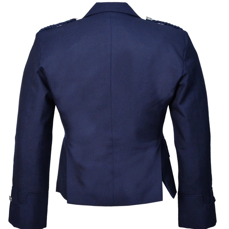 Scottish Blue Argyle Kilt Jacket With Waistcoat/Vest - Sizes 36"- 54" All Safe International