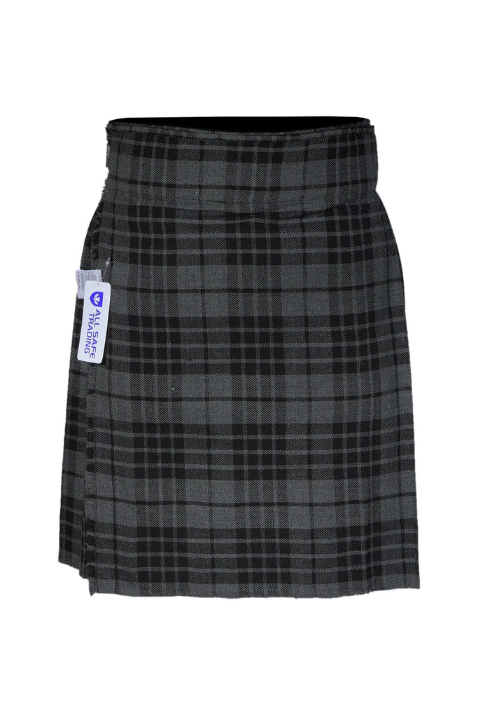 Authentic Scottish Men's Tartan Kilts - Highland Light Weight Value Kilt Embrace Your Heritage with Comfort Grey Tartan Kilt All Safe International