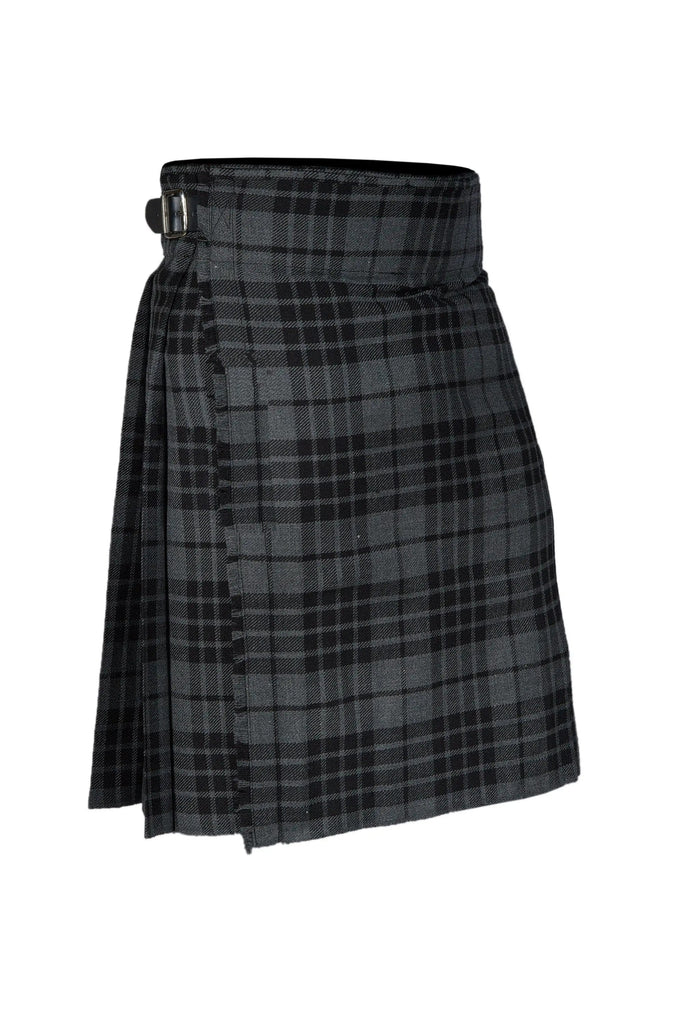 Authentic Scottish Men's Tartan Kilts - Highland Light Weight Value Kilt Embrace Your Heritage with Comfort Grey Tartan Kilt All Safe International