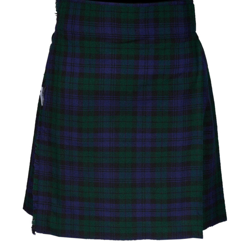 Authentic Scottish Men's Tartan Kilts - Highland Light Weight Value Kilt Embrace Your Heritage with Comfort Black Watch Tartan Kilt All Safe International