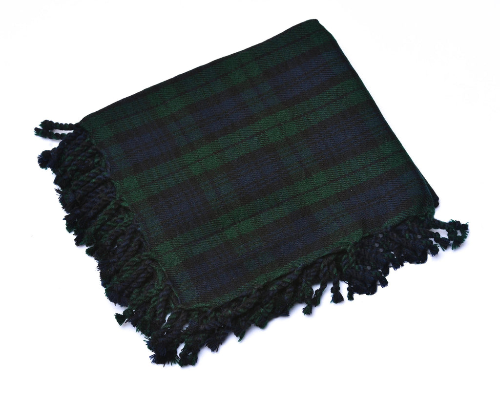 Scottish Men's Kilt Tartan Fly Plaid - Black Watch All Safe International