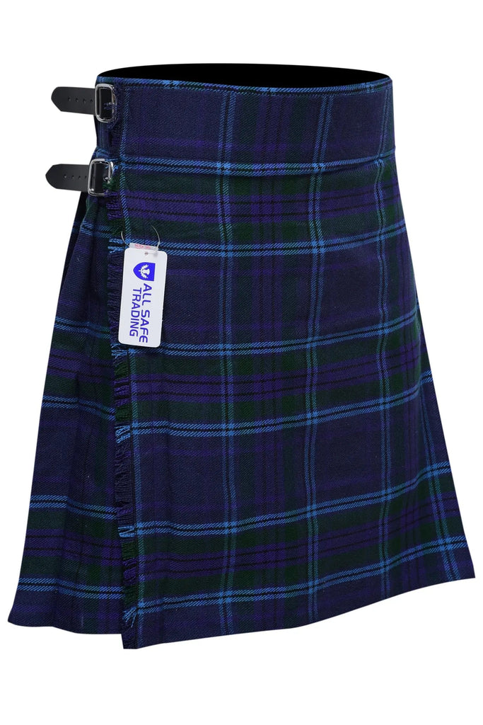 Men's 5 Yard Scottish Tartan Kilt, Highland Wedding Kilt, Spirit of Scotland Tartan Kilt All Safe International