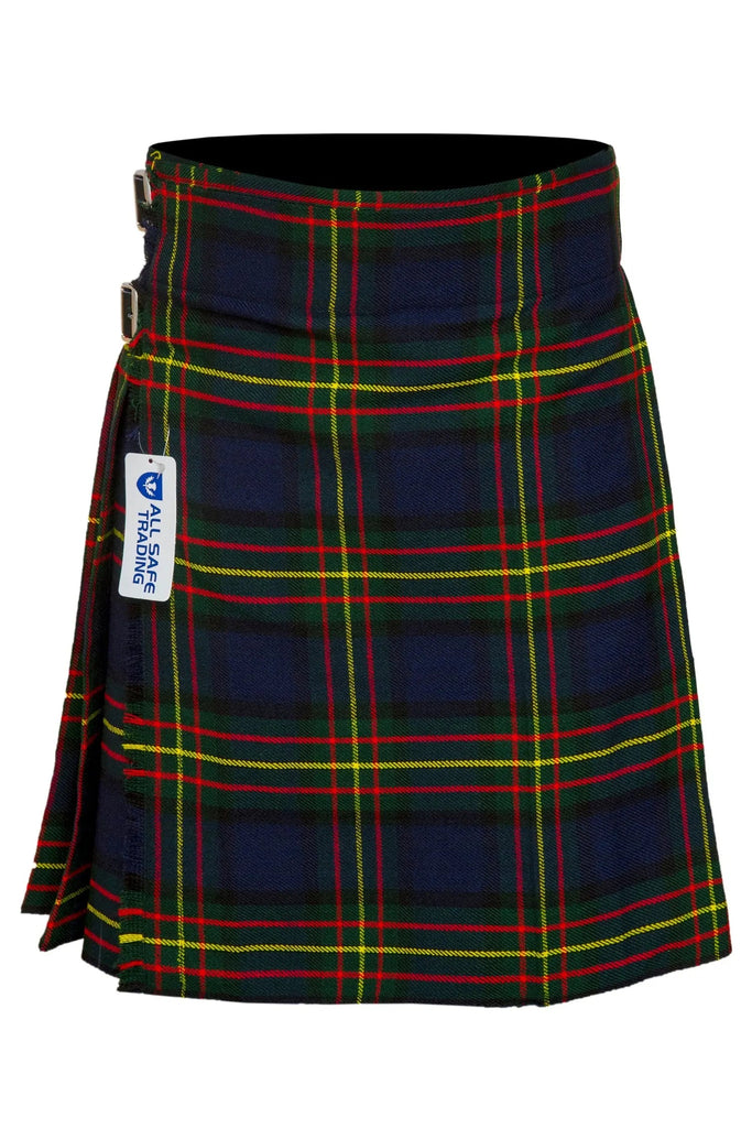 Men's 5 Yard Scottish Tartan Kilt, Highland Wedding Kilt, Maclaren Tartan Kilt All Safe International