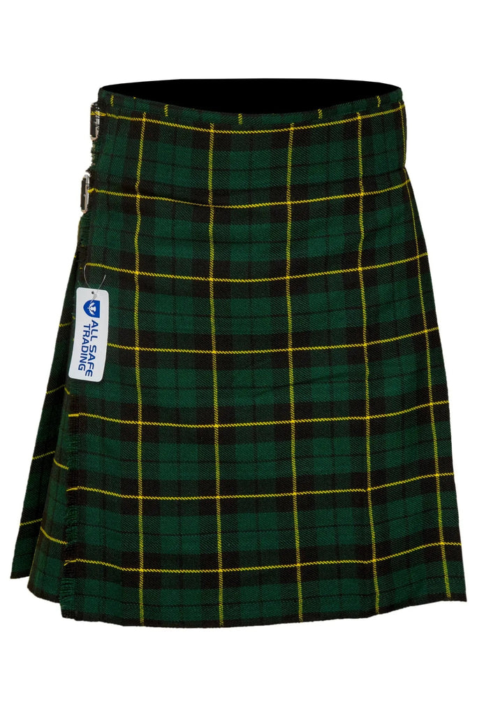 Men's 5 Yard Scottish Tartan Kilt, Highland Wedding Kilt, Wallace Hunting Tartan Kilt All Safe International
