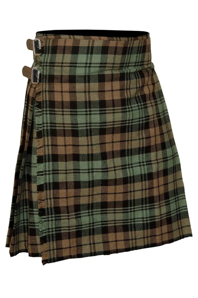Men's 5 Yard Scottish Tartan Kilt, Highland Wedding Kilt, Black Watch Weathered Tartan Kilt All Safe International