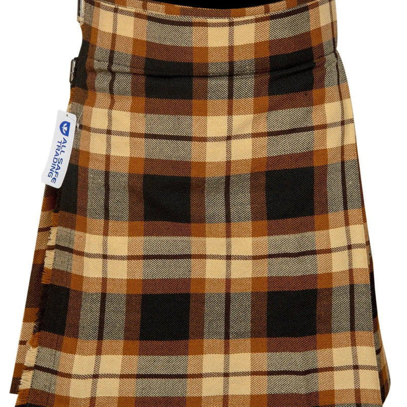 Men's 5 Yard Scottish Tartan Kilt, Highland Wedding Kilt, Rose Ancient Tartan Kilt All Safe International