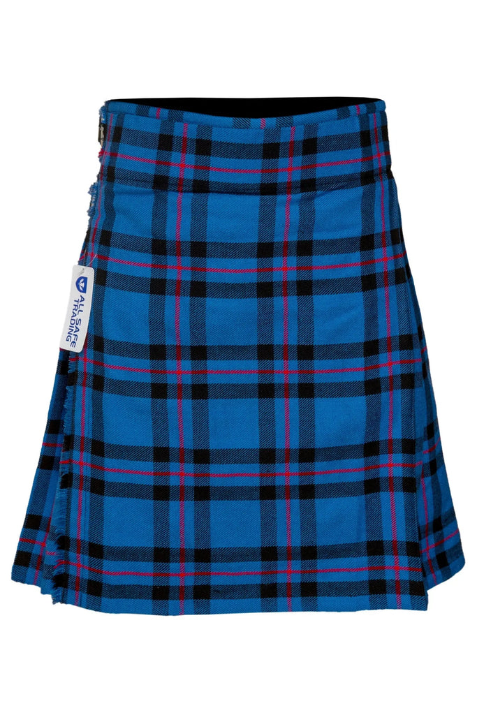 Men's 5 Yard Scottish Tartan Kilt, Highland Wedding Kilt, Elliot Modern Tartan Kilt All Safe International