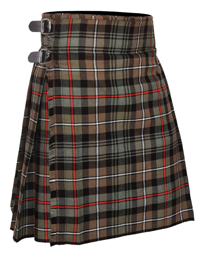 Men's 5 Yard Scottish Tartan Kilt, Highland Wedding Kilt, Mackenzie Weathered Tartan Kilt All Safe International