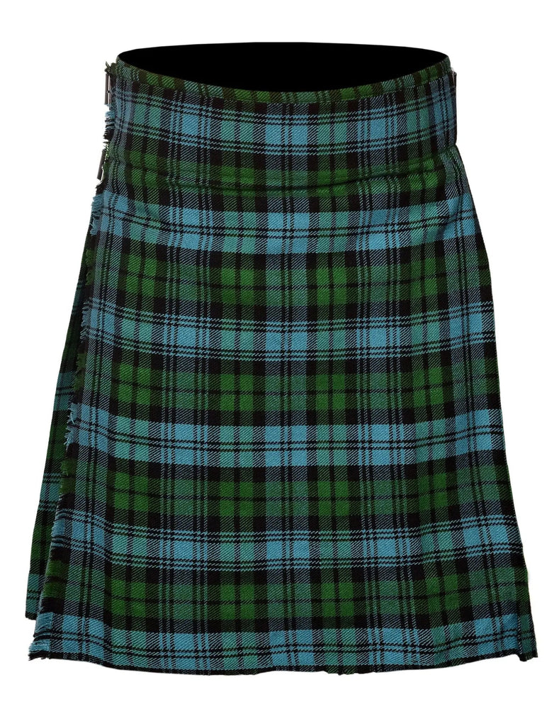 Men's 5 Yard Scottish Tartan Kilt, Highland Wedding Kilt, Campbell Ancient Tartan Kilt All Safe International