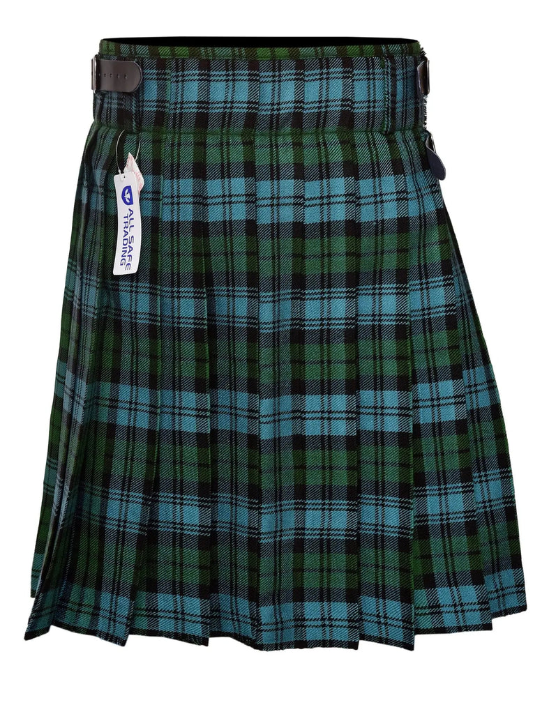 Men's 5 Yard Scottish Tartan Kilt, Highland Wedding Kilt, Campbell Ancient Tartan Kilt All Safe International