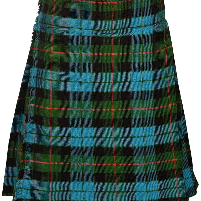 Men's 5 Yard Scottish Tartan Kilt, Highland Wedding Kilt, Gunn Ancient Tartan Kilt All Safe International