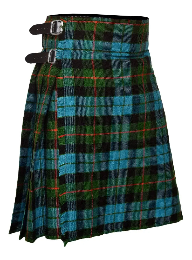 Men's 5 Yard Scottish Tartan Kilt, Highland Wedding Kilt, Gunn Ancient Tartan Kilt All Safe International