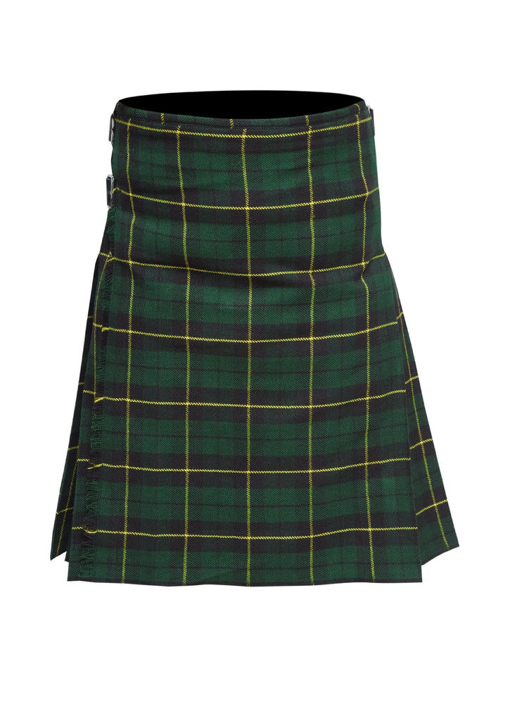 Scottish Traditional Tartan Kilt for Kids, Boys and Girls Toddler Kilts with Ease of Size - Wallace Hunting Tartan All Safe International