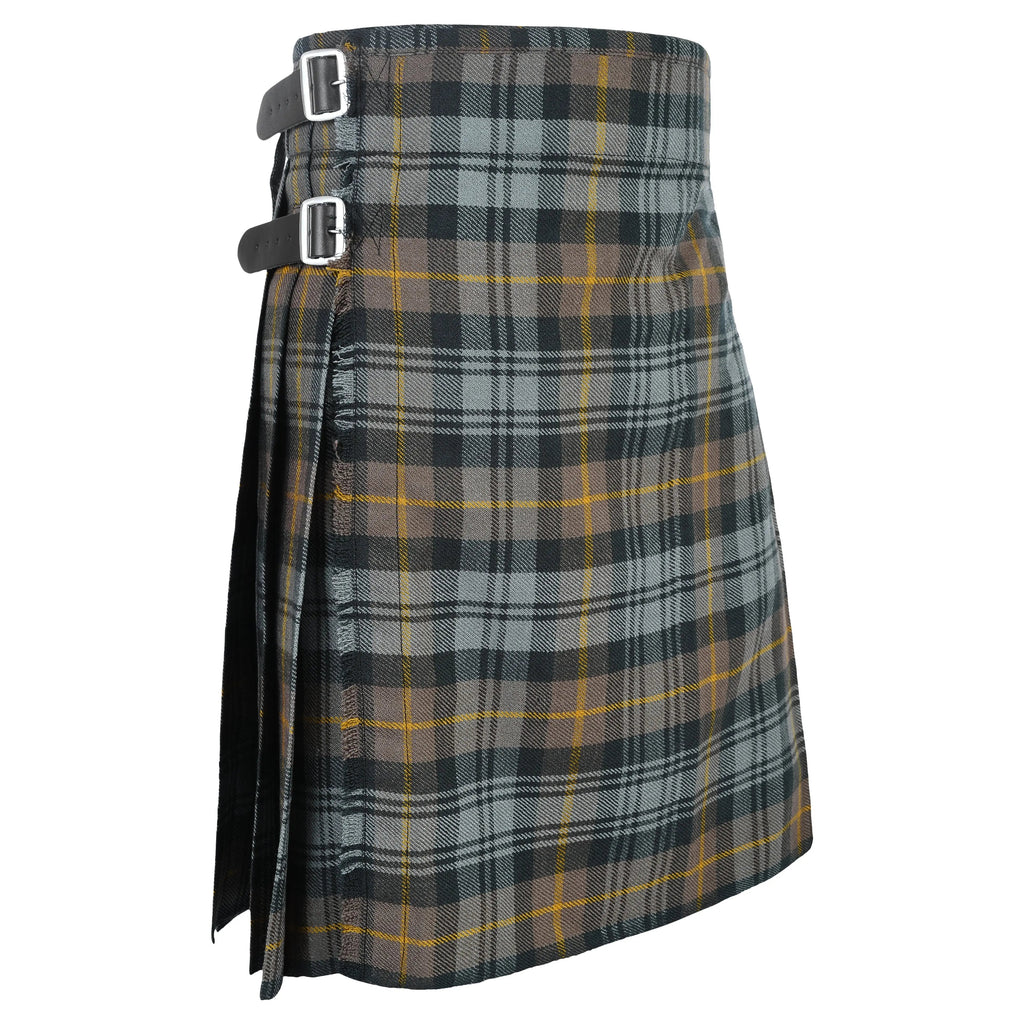 Men's 5 Yard Scottish Tartan Kilt, Highland Wedding Kilt, Gordon Weathered Tartan Kilt All Safe International