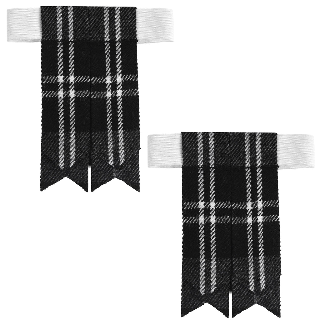 Scottish Tartan Kilt Flashes with Elastic Adjusters Granite All Safe International