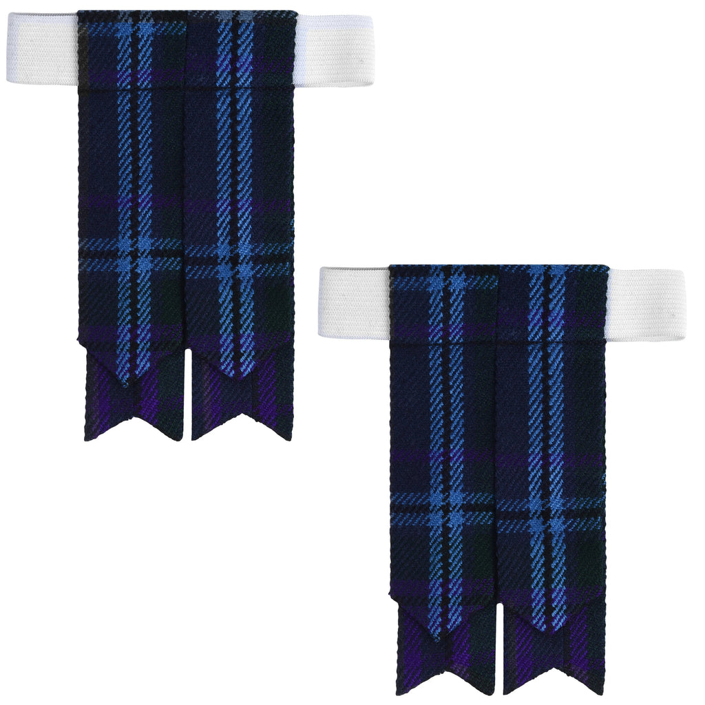 Scottish Tartan Kilt Flashes with Elastic Adjusters Spirit of Scotland All Safe International
