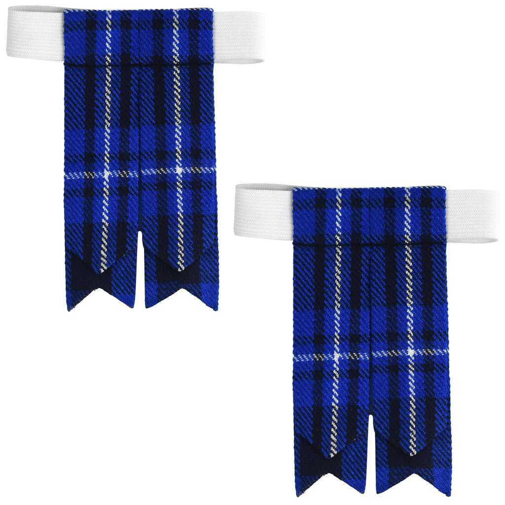 Scottish Tartan Kilt Flashes with Elastic Adjusters American Patriot All Safe International