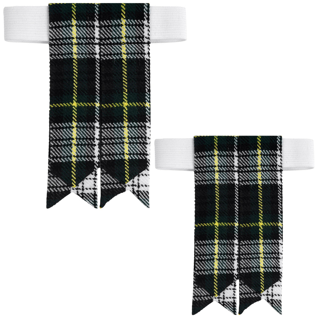 Scottish Tartan Kilt Flashes with Elastic Adjusters Dress Gordon All Safe International