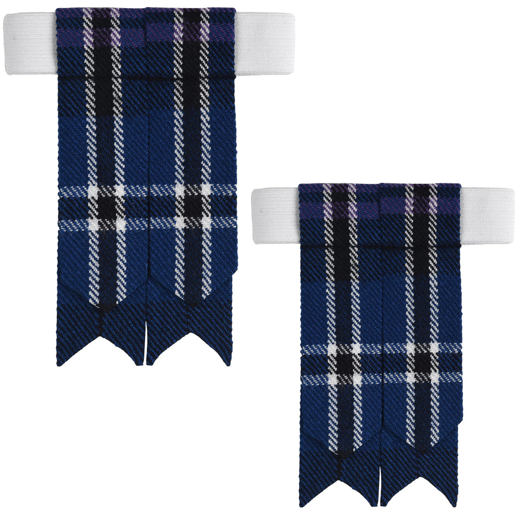 Scottish Tartan Kilt Flashes with Elastic Adjusters Scottish Heritage All Safe International