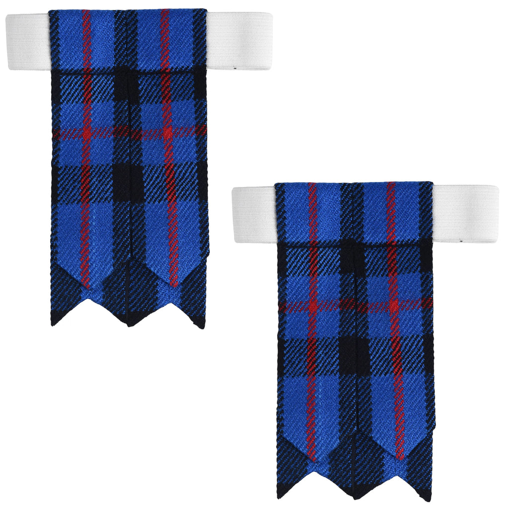 Scottish Tartan Kilt Flashes with Elastic Adjusters Elliot Modern All Safe International