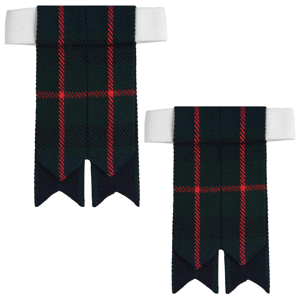 Scottish Tartan Kilt Flashes with Elastic Adjusters Gunn All Safe International
